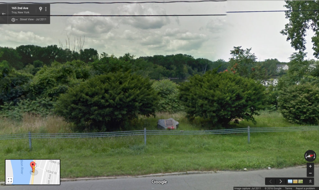 James T. Ellett Memorial Park. Google Street View.  July 2011.